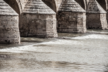 Roman Bridge at Cordoba Spainの写真素材