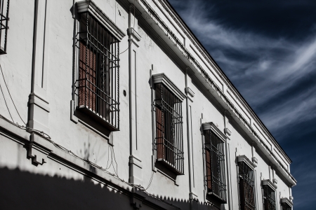Oldarchitecture in of the famous city Cordoba in Spain の写真素材