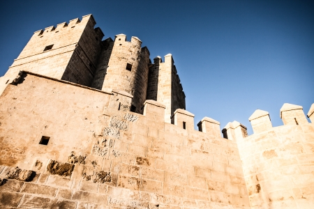 Views Calahorra Tower, the Roman bridge and the mosque in Cordoba (Spain), monuments named World Heritage by UNESCO. のeditorial素材