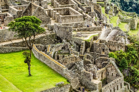 Machu Picchu, the ancient Inca city in the Andes, Peru のeditorial素材