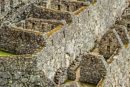 Machu Picchu, the ancient Inca city in the Andes, Peru の写真素材