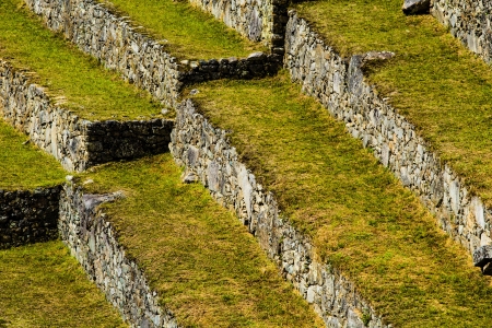 Machu Picchu, the ancient Inca city in the Andes, Peru の写真素材