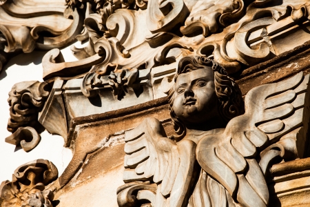 Detail of church in Ouro Preto.の写真素材