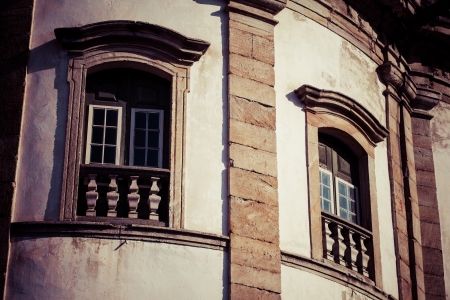 View of the   city of Ouro Preto in Minas Gerais Brazil の写真素材