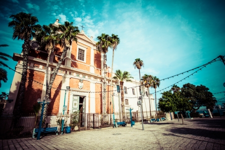 St. Peter's Church is a Franciscan Church in Jaffa, part of Tel Aviv, in Israel. の写真素材