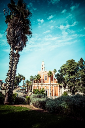 St. Peter's Church is a Franciscan Church in Jaffa, part of Tel Aviv, in Israel. の写真素材