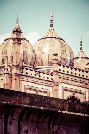 Safdarjung's Tomb is a garden tomb in a marble mausoleum in Delhi, India の写真素材