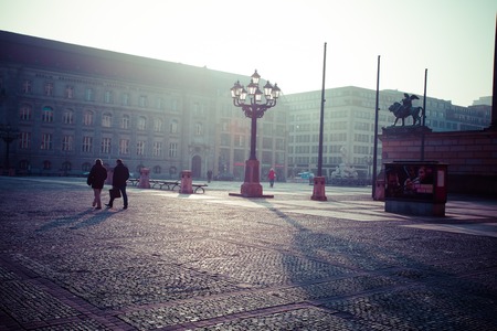 Gendarmenmarkt in Berlin, Germany. View on German Cathedral and Konzerthaus.のeditorial素材