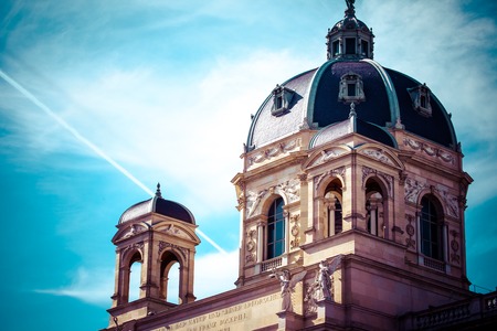 Kunsthistorisches museum at the Museum District, Vienna, Austria のeditorial素材