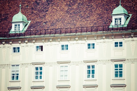 Historical monument at the Royal Palace in Vienna のeditorial素材