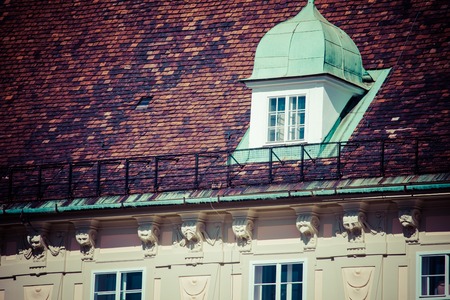 Historical monument at the Royal Palace in Vienna のeditorial素材
