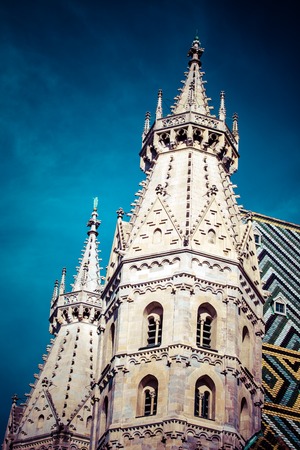 St. Stephan cathedral in Vienna, Austriaの写真素材