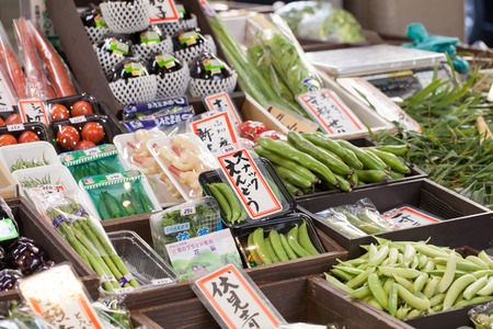Traditional market in Japan. の写真素材