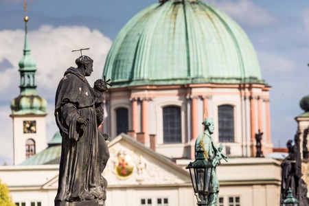 Charles Bridge in Prague の写真素材