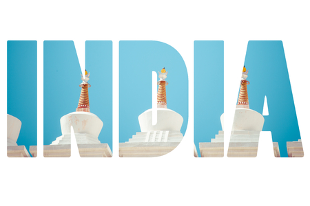 Ladakh in Indian Himalayas, Himachal Pradesh, Indiaの写真素材