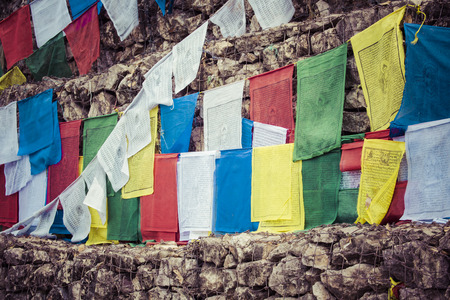 Swayambhunath stupa in Kathmandu, Nepalの写真素材