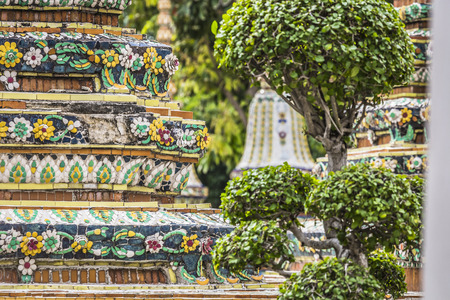 Wat Pho Temple at Thialandの写真素材