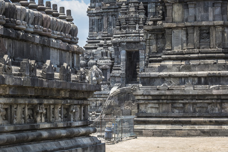 Prambanan temple near Yogyakarta on Java island, Indonesiaの写真素材
