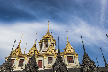 Wat Ratchanaddaram and Loha Prasat Metal Palace in Bangkok ,Thailand