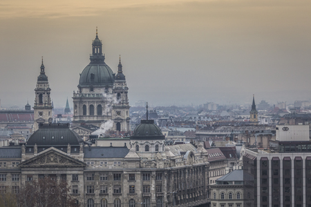 Panorama of Budapest - the capital of Hungaryの写真素材