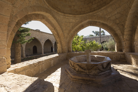 Ayia Napa Monastery, Cyprus. The cultural site most worth visiting in the town, the present building dates to around 1500.の写真素材