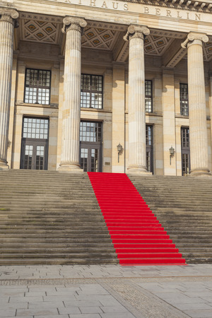 BERLIN, GERMANY - APRIL 11, 2014: Concert hall at the Gendarmenmarkt, Berlinのeditorial素材