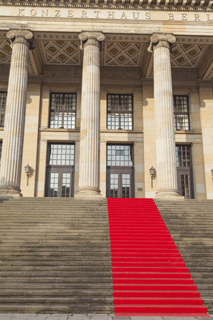 BERLIN, GERMANY - APRIL 11, 2014: Concert hall at the Gendarmenmarkt, Berlinのeditorial素材
