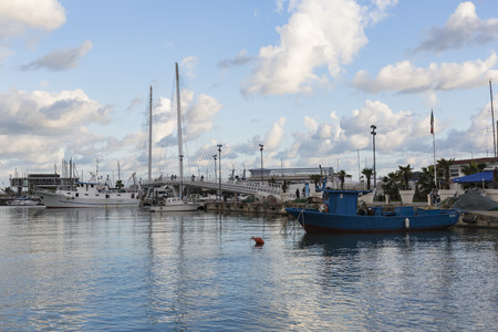 LA SPEZIA, ITALY - MARCH 09, 2016: Yachts in the port of La Spezia, Italyのeditorial素材