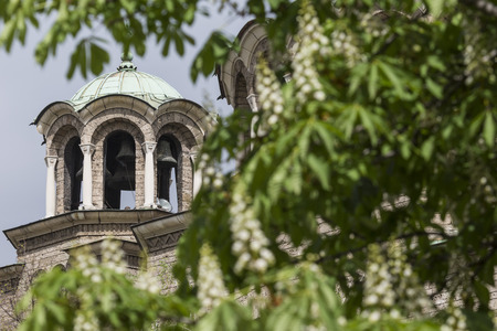 St Nedelya Church (Nagia Nedelja) , Holy Sunday Church is an Eastern Orthodox church in Sofia, Bulgariaの写真素材