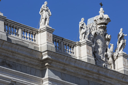 MADRID, SPAIN - DECEMBER 06, 2014: Royal Palace in Madridのeditorial素材