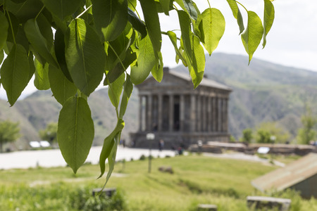 Ancient Garni pagan Temple, the hellenistic temple in Armenia