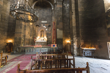 ECHMIADZIN, ARMENIA - MAY 02, 2016: Iside Armenian apostolic churchのeditorial素材