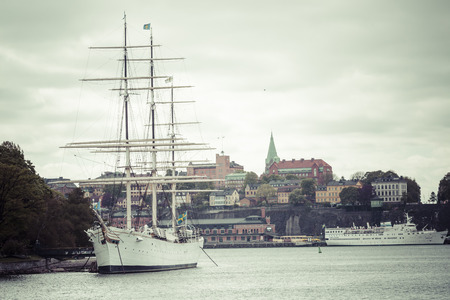 STOCKHOLM SWEDEN 21 May 2016: The ship af Chapman in Stockholm Sweden.
