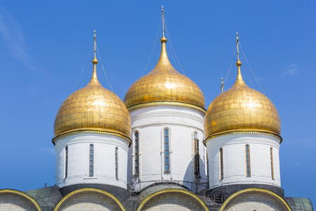 Assumption Cathedral of Moscow Kremlin, Russia.の写真素材