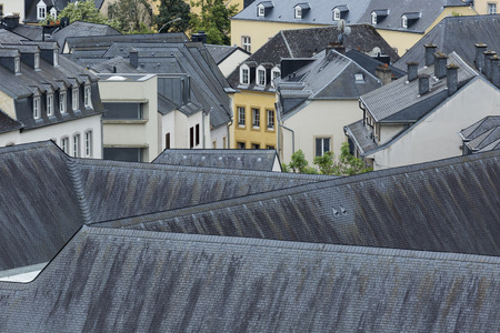 LUXEMBOURG CITY - LUXEMBOURG - JUNE 30, 2016: Sunny summer day in beautiful town Luxembourg, the...