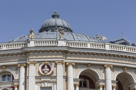 ODESSA, UKRAINE - AUGUST 02, 2016:The Odessa National Academic Theater of Opera and Ballet in...