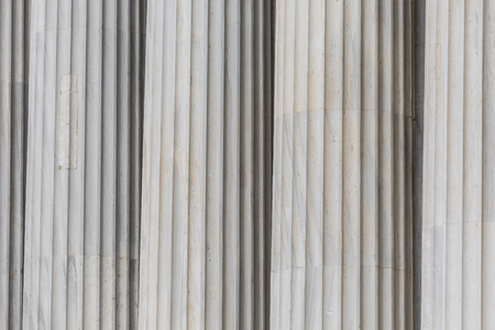 Greek pillars in Athens,Greece