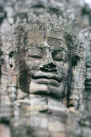 Stone murals and sculptures in Angkor wat, Cambodia