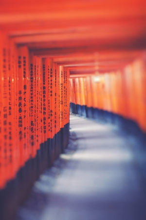 Fushimi Inari Taisha Shrine in Kyoto, Japanのeditorial素材