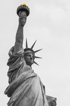 The Statue of Liberty in New York Cityの写真素材