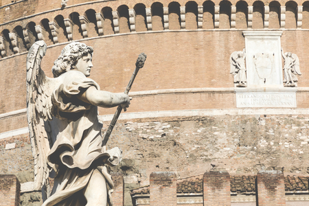 Saint Angel Castle in Rome, Italyのeditorial素材