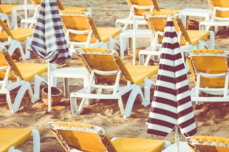 Main beach in Agadir city located on the shore of the Atlantic Ocean.Morocco.の写真素材