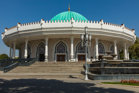 TASHKENT, UZBEKISTAN - AUGUST 23, 2018: State Museum of Timurid Museum in Tashkent.のeditorial素材