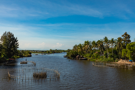 Traditional village near Hoi An, Vietnam.の写真素材