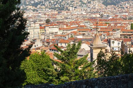 NICE, FRANCE - JUNE 04, 2019: View of Old Town in Nice. Cote d'Azur France. France.のeditorial素材