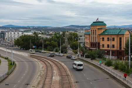 ULAN UDE, RUSSIA - SEPTEMBER 06, 2019: Ulan-Ude city, Republic of Buryatia, Russia.のeditorial素材