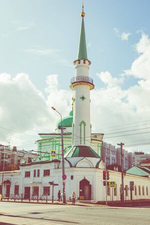 KAZAN, RUSSIA - SEPTEMBER 08, 2019: Kazan city scape, Tatarstan Republic, Russia.のeditorial素材