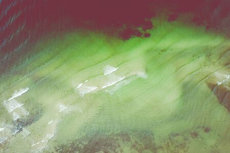 Cape Rozewie Aerial View. Baltic Sea in Poland. The northernmost area of ââPoland.の写真素材