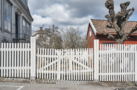 Bamble, Norway -  April 3, 2015:  Traditional region of Grenland. The exhibition, which is in place at the Bamble Museum, is a storytelling that dates back to 1240.のeditorial素材