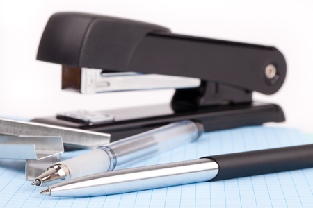 office stationaryの写真素材